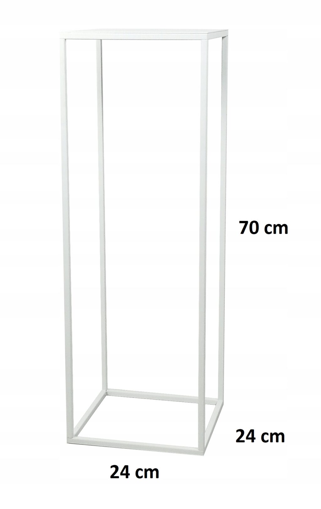 Kwietnik nowoczesny loft stojący 70 cm metalowy - obrazek 5