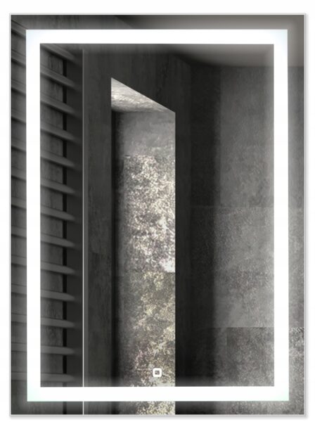 Lustro Led z włącznikiem Nocturn 50x70cm