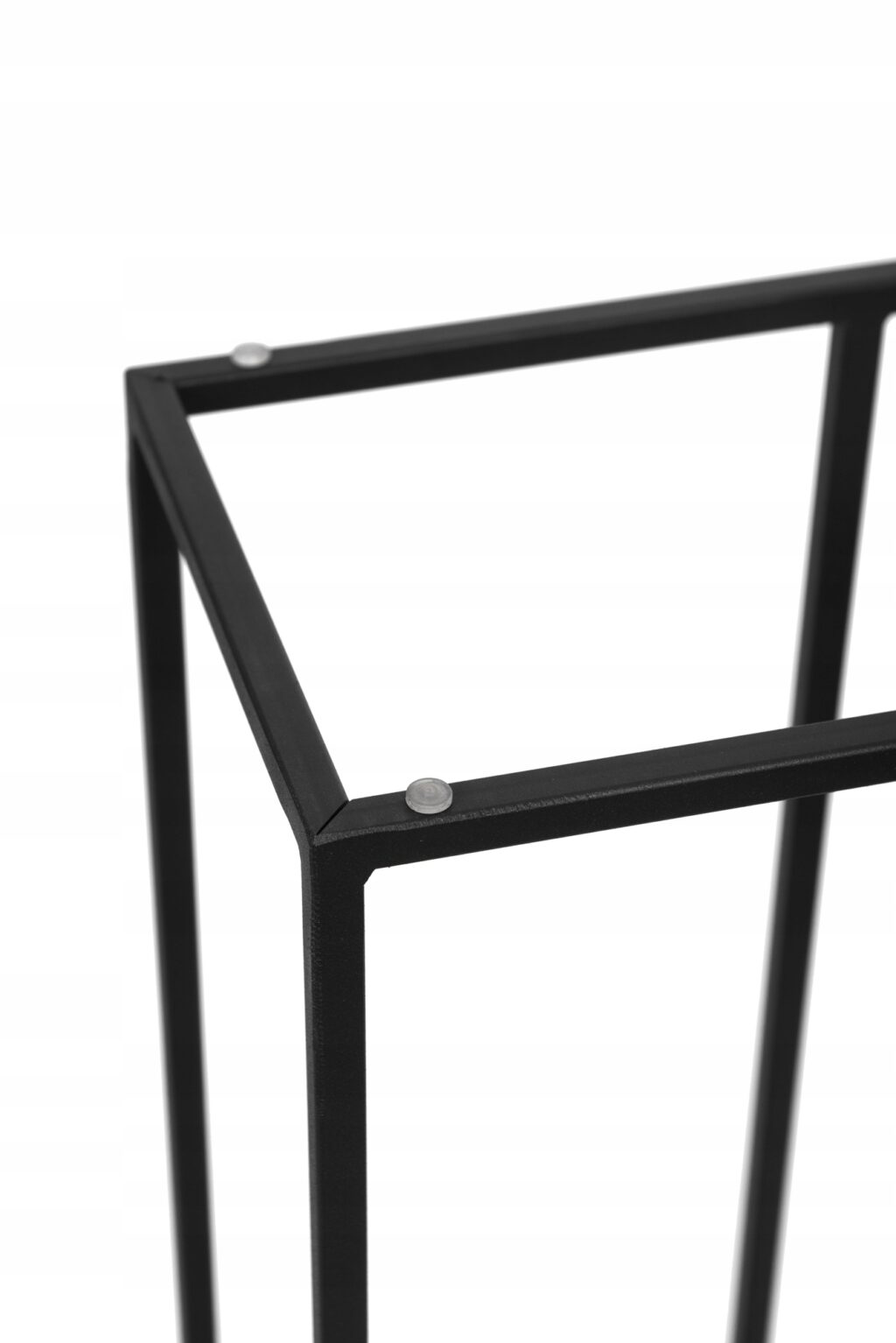 Kwietnik stojak metal loft czarny 3 donicowy - obrazek 7