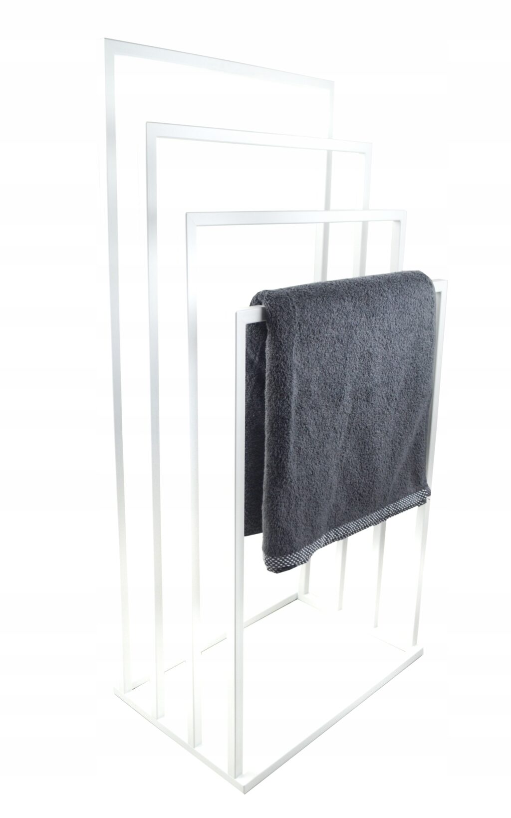 Stojak na ręczniki Vivo 4-ramienny biały - obrazek 6