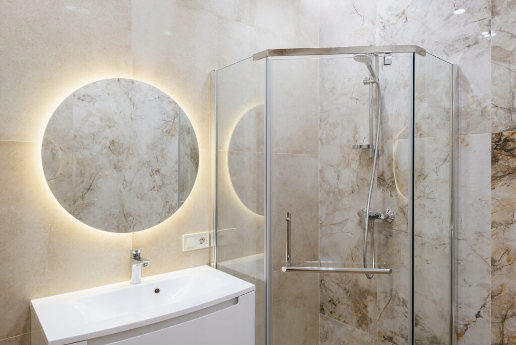 Lustro okrągłe podświetlane Led Rondo fi 70cm - obrazek 7