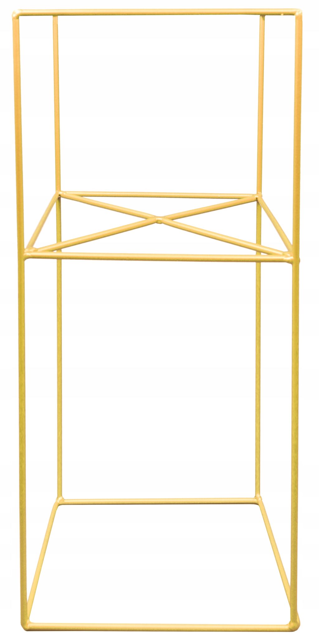 Kwietnik stojący Filo metalowy loft złoty 60 cm - obrazek 11