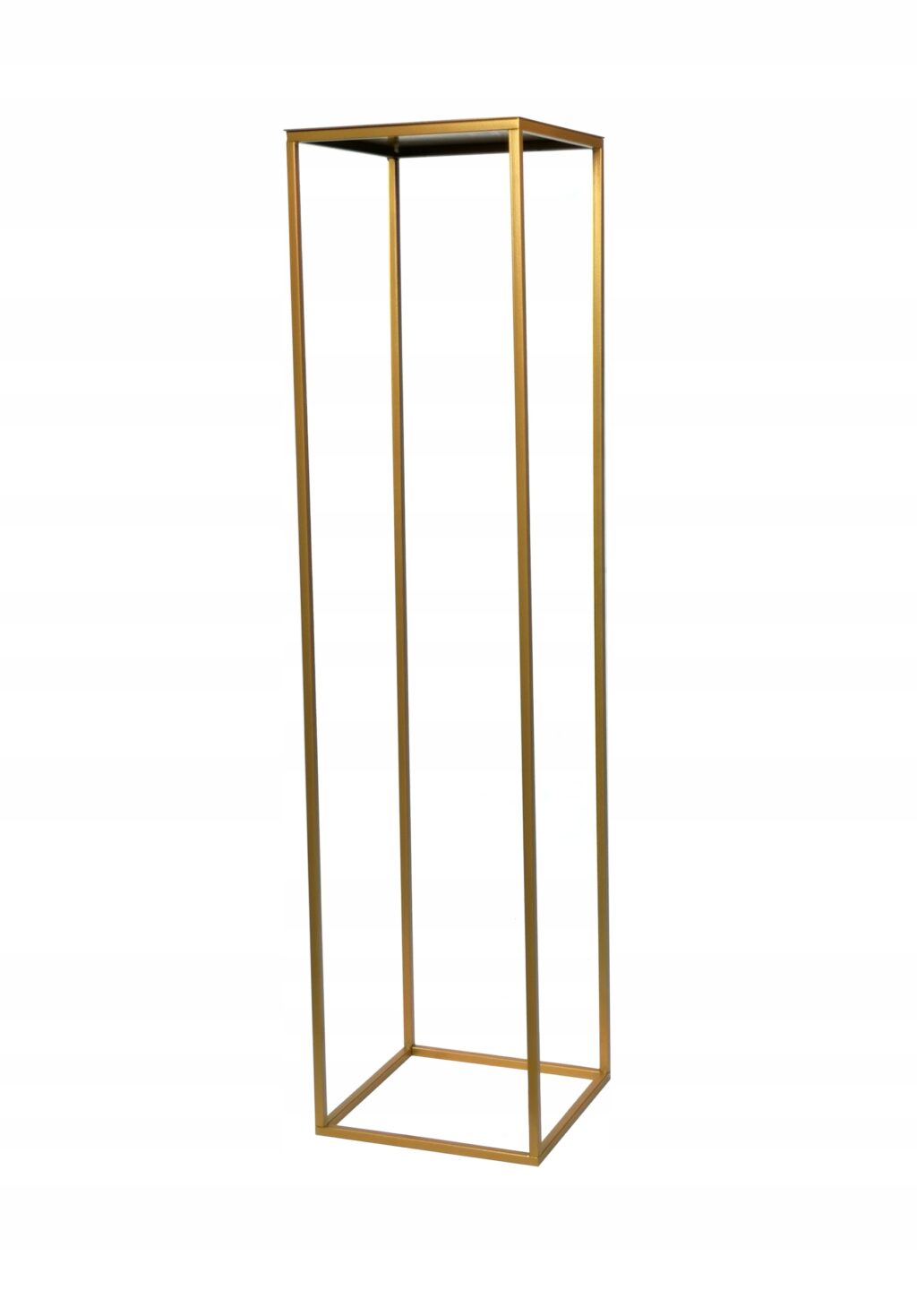 Kwietnik stojący metalowy złoty 100cm glamour loft - obrazek 2