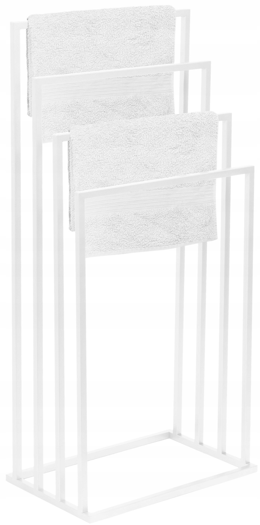 Stojak na ręczniki Vivo 4-ramienny biały