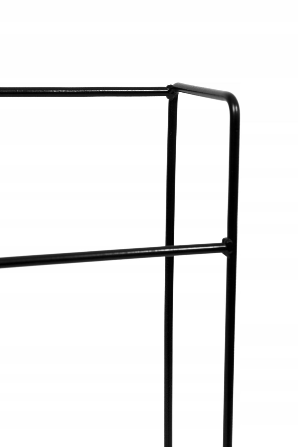 Stojak wieszak łazienkowy na ręczniki loft czarny - obrazek 6