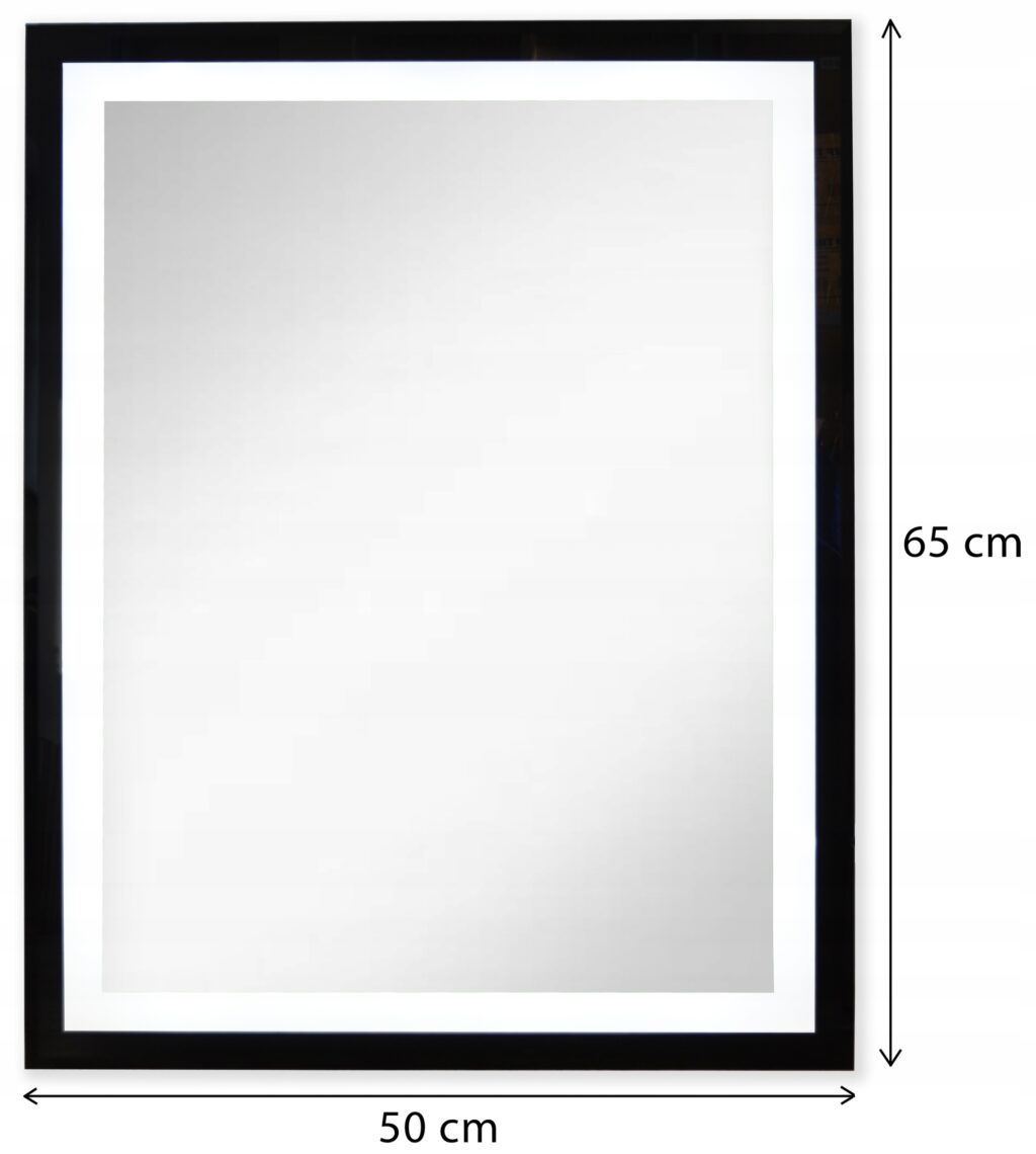 Lustro łazienkowe podświetlane Led Reon 50x65m - obrazek 7