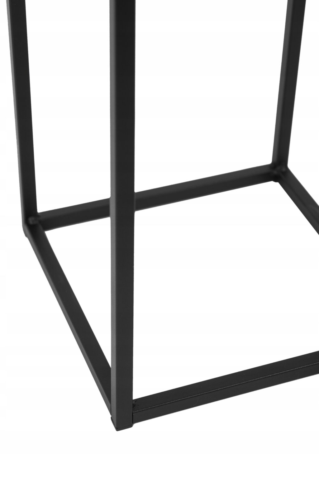 Kwietnik zestaw metalowy stojący loft czarny 2szt - obrazek 7