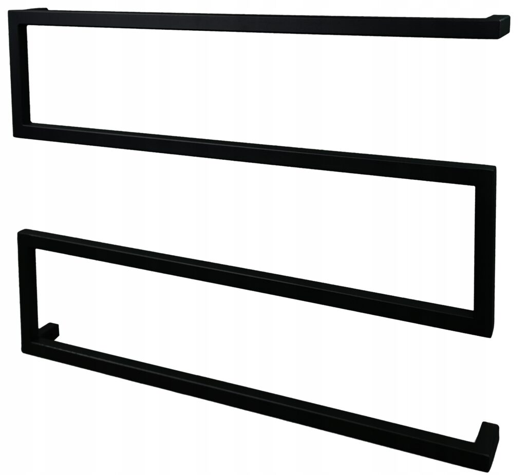 Wieszak metalowy ścienny na ścianę czarny loft - obrazek 5