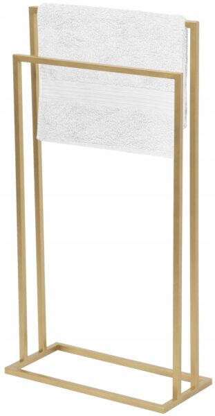 Stojak na ręczniki Vivo 2-ramienny złoty