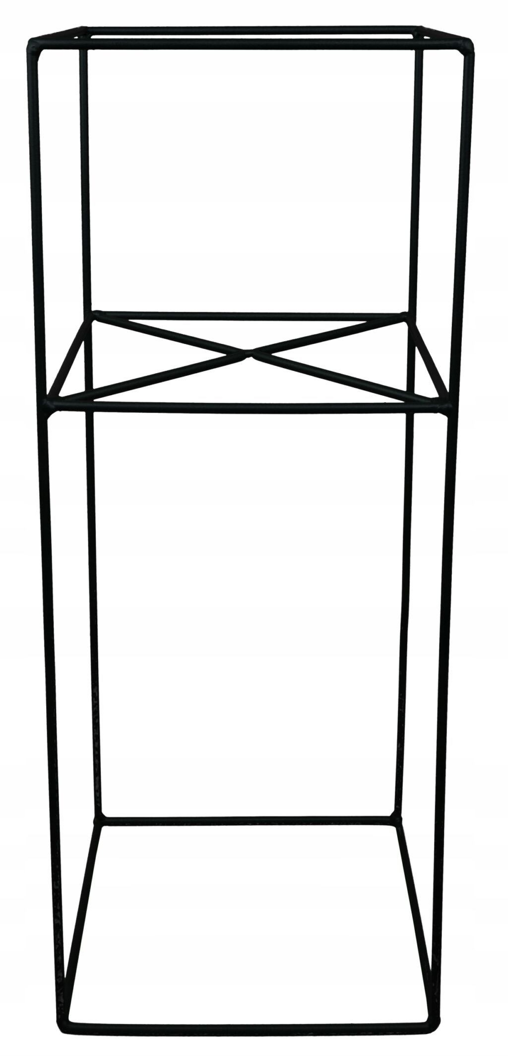 Kwietnik stojący Filo metalowy loft czarny 60 cm - obrazek 3