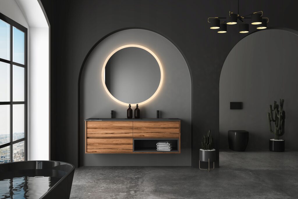Lustro okrągłe podświetlane Led Ring fi 70cm - obrazek 13