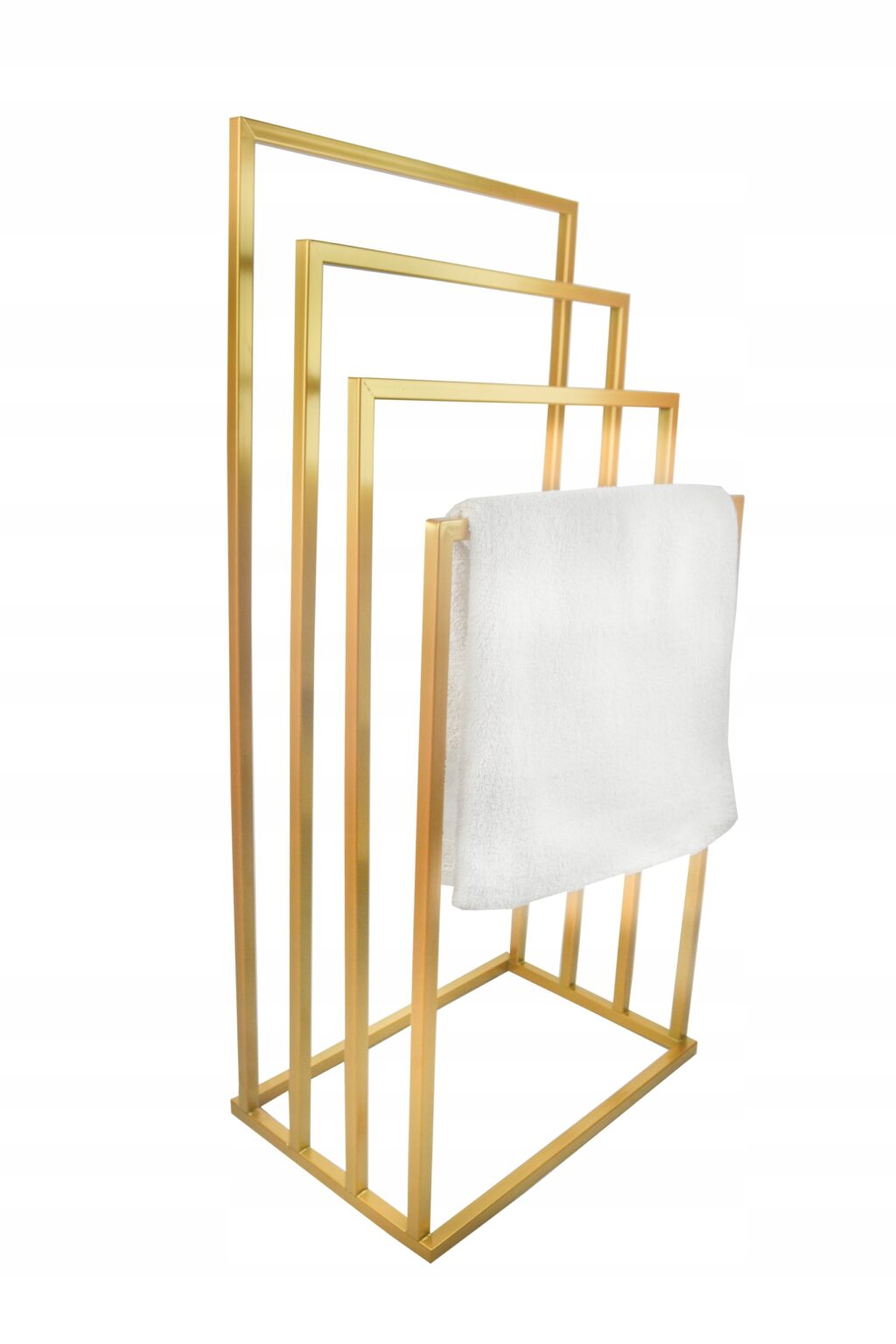 Stojak na ręczniki Vivo 4-ramienny złoty - obrazek 5