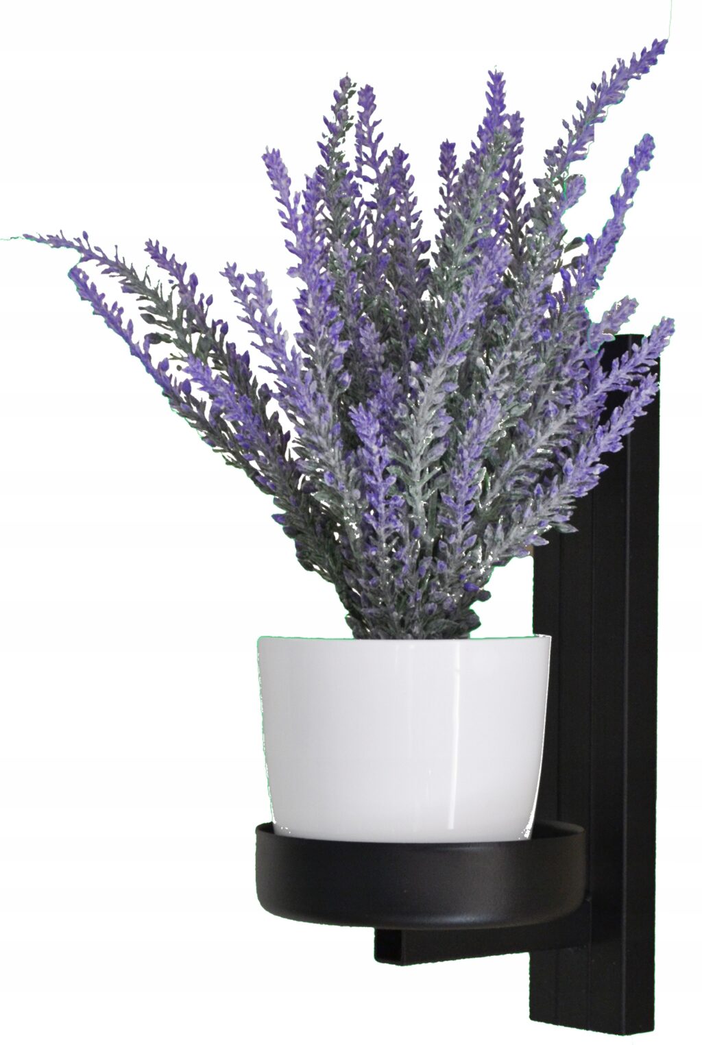 Kwietnik wiszący ścienny na ścianę loft czarny