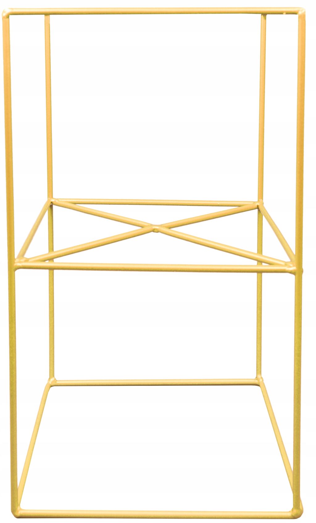 Kwietnik stojący Filo metalowy loft złoty 40 cm - obrazek 10