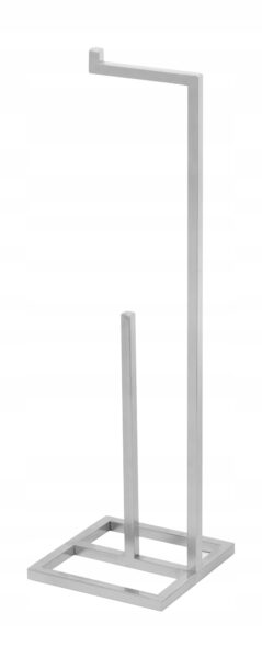 Stojak na papier toaletowy Sono srebrny