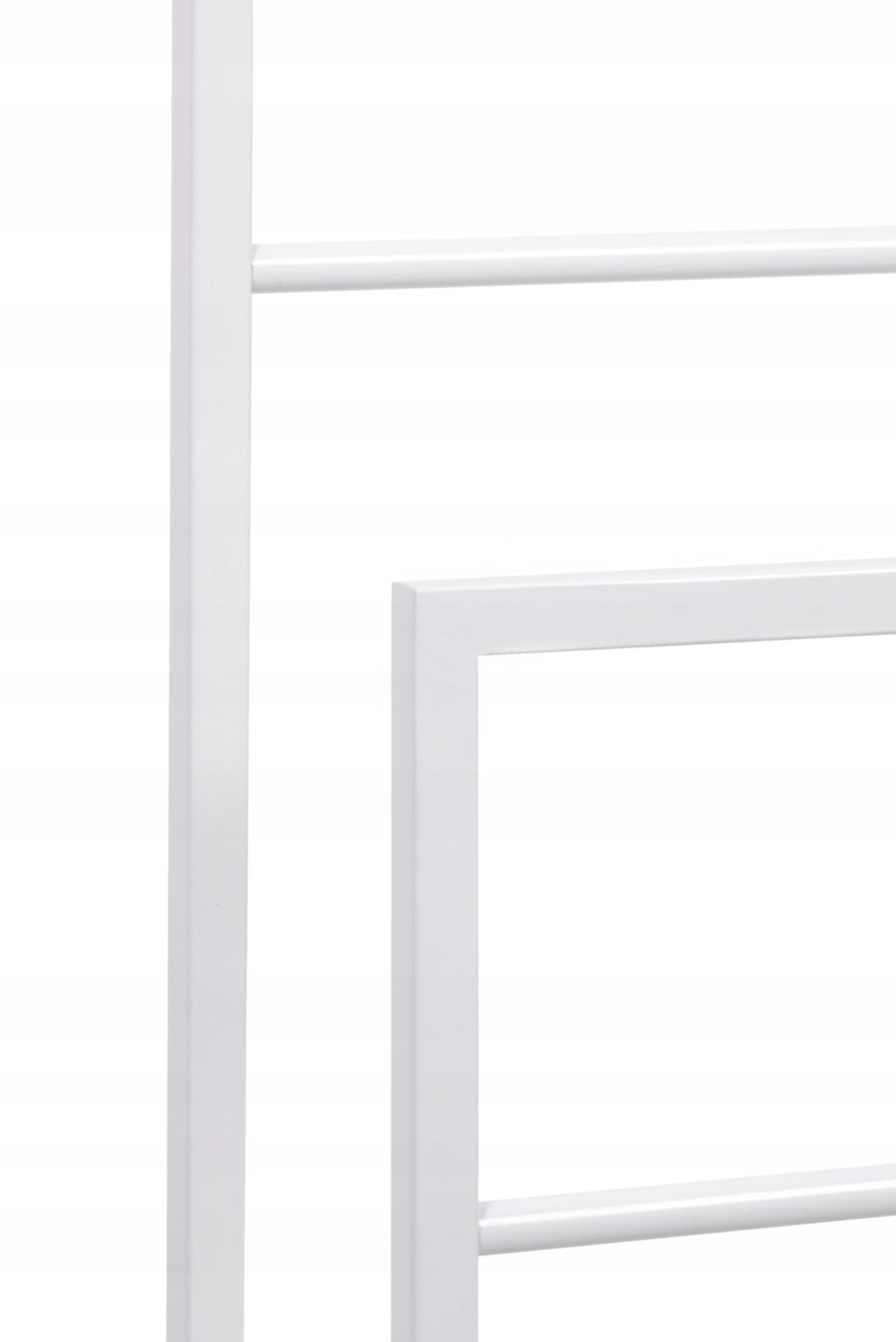 Stojak na ręczniki DUO 2-ramienny biały - obrazek 5