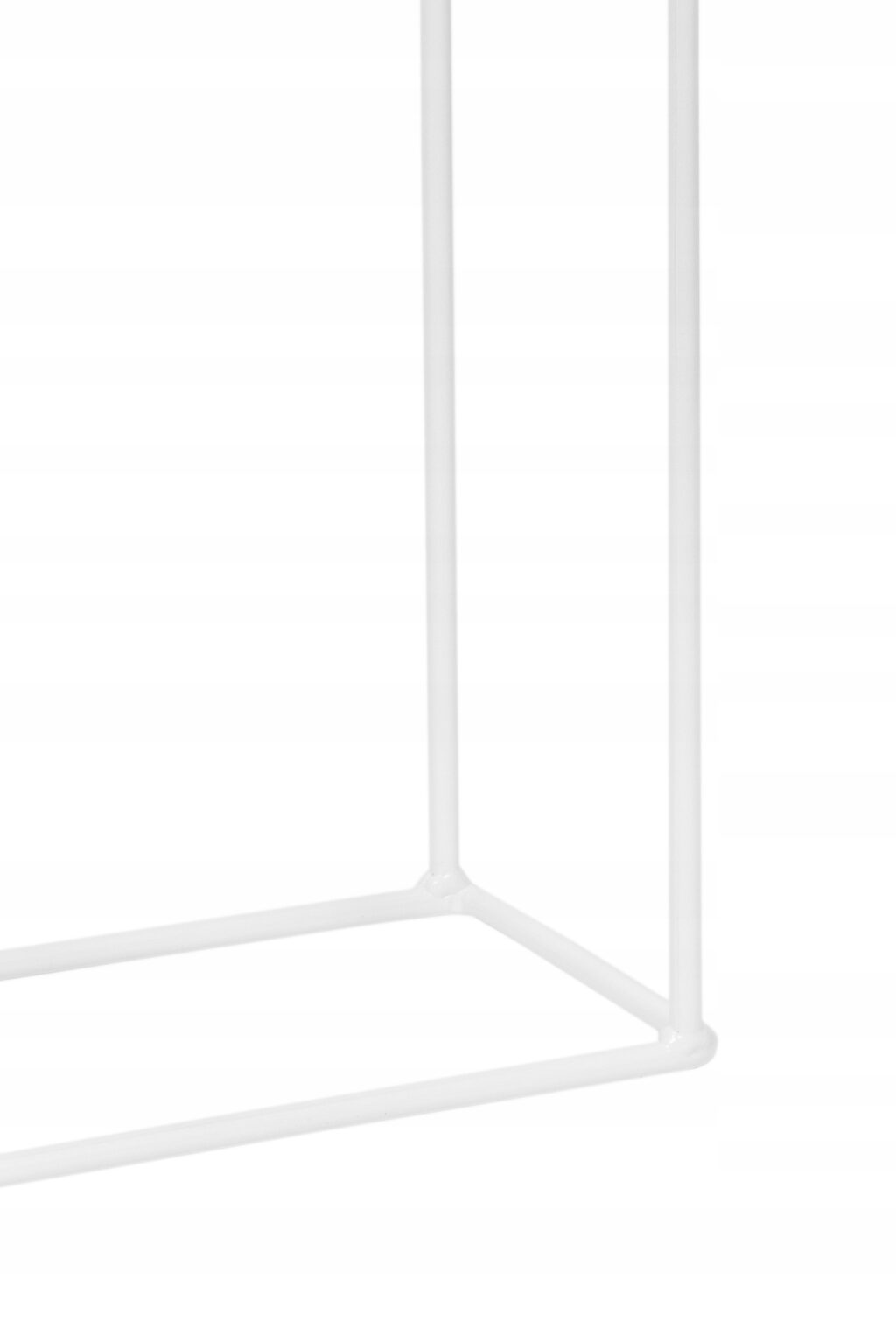 Stojak wieszak łazienkowy na ręczniki loft biały - obrazek 5