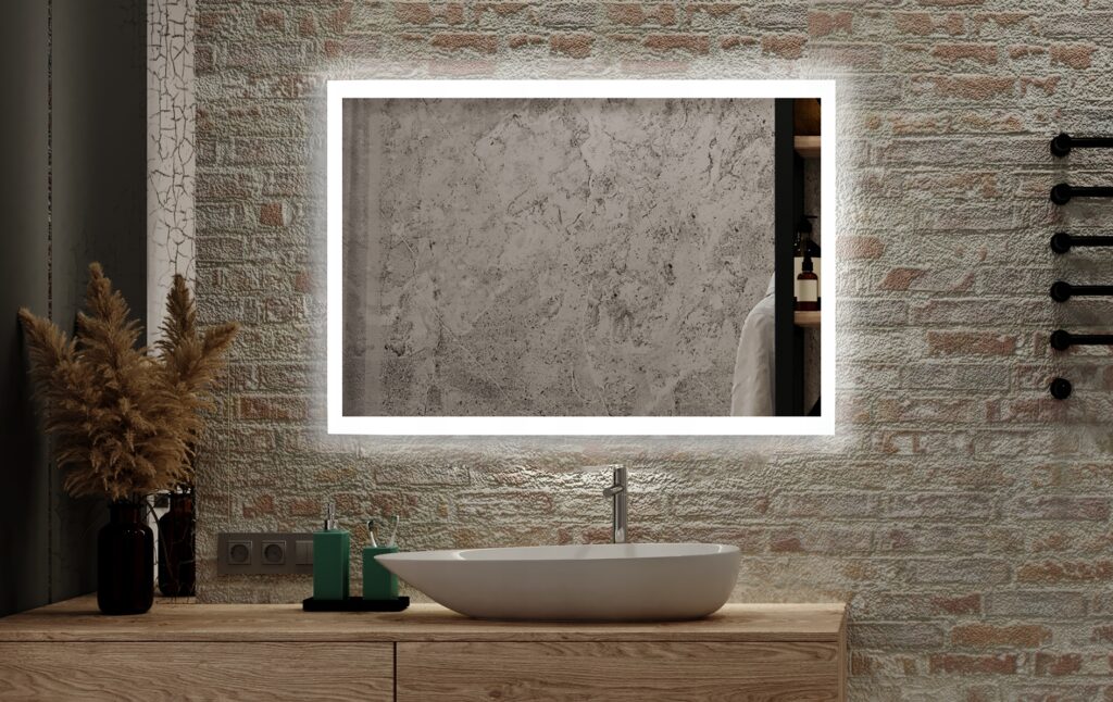 Lustro łazienkowe podświetlane Led Serena 70x90cm - obrazek 5