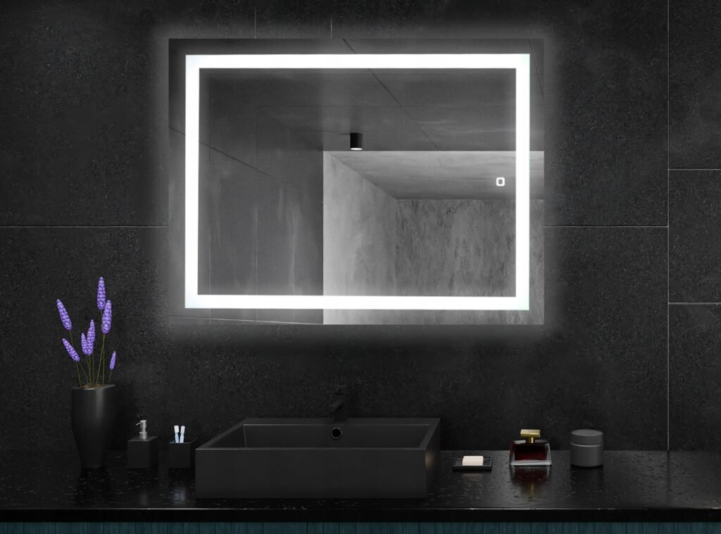 Lustro Led z włącznikiem Nocturn 50x70cm - obrazek 7