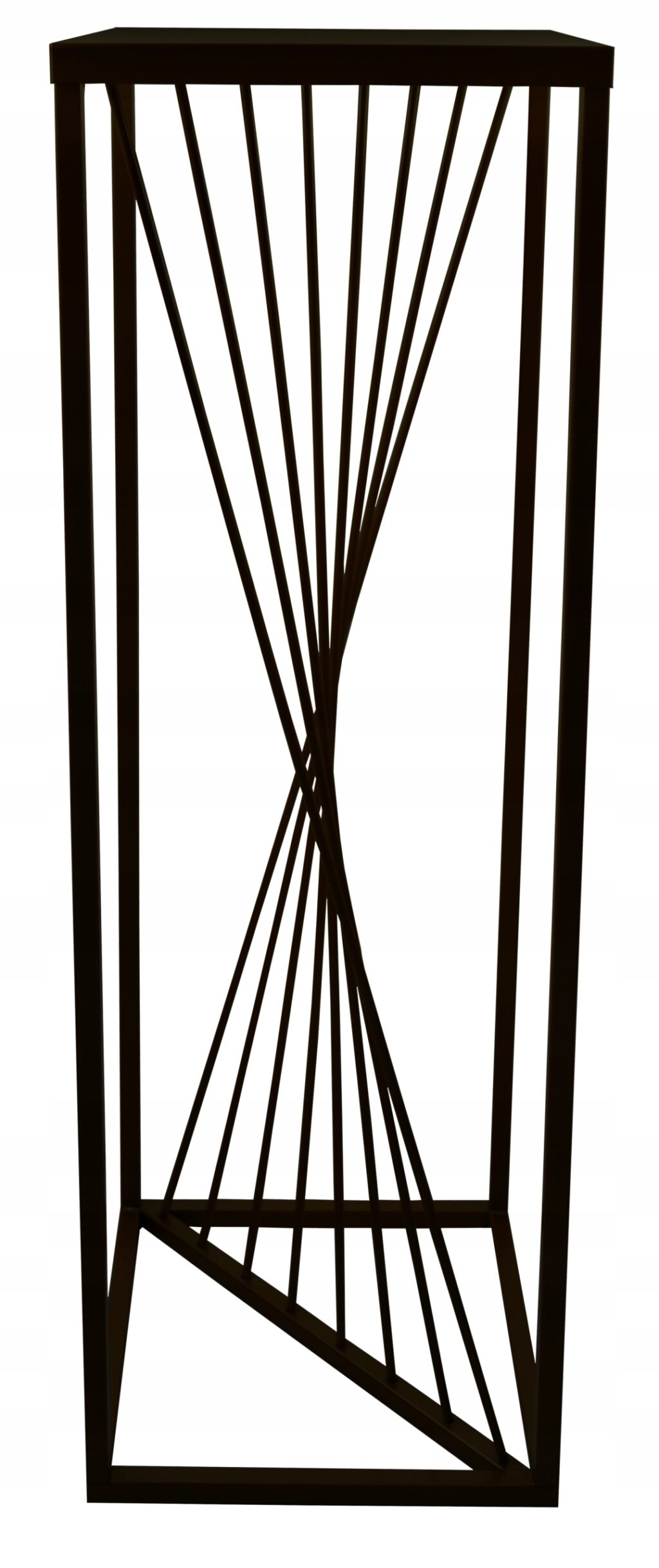 Kwietnik metalowy stojący RIVER czarny 70cm - obrazek 3