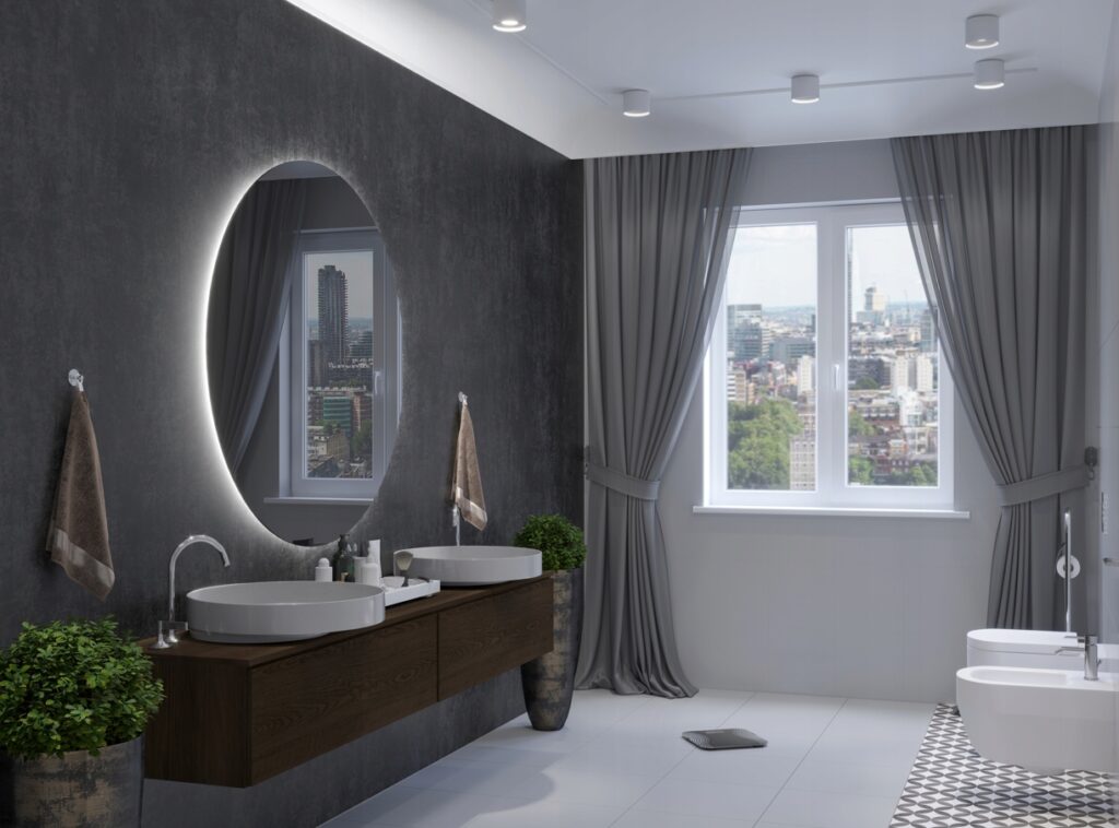 Lustro okrągłe podświetlane Led Rondo fi 70cm - obrazek 11