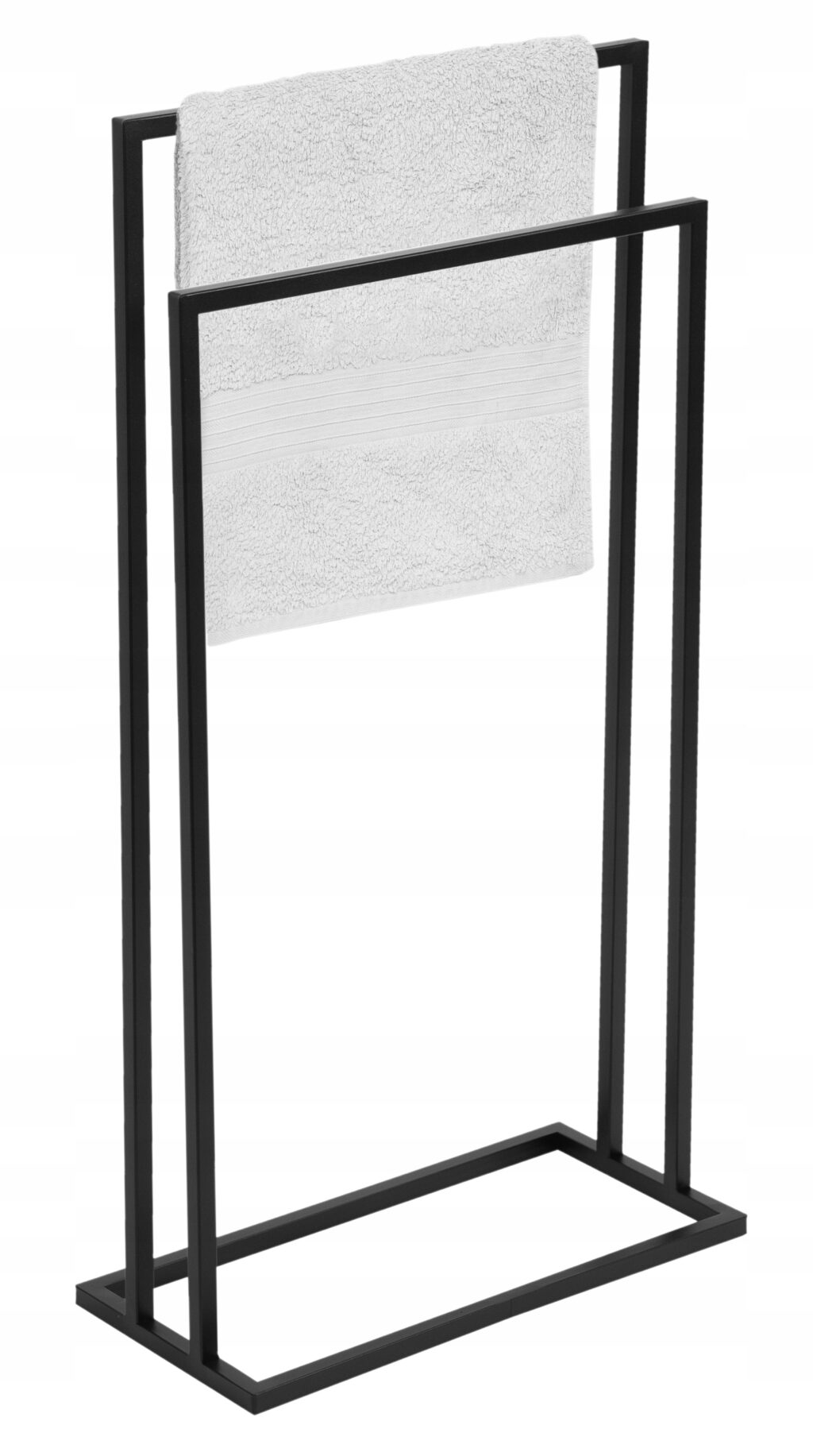 Stojak na ręczniki Vivo 2-ramienny czarny