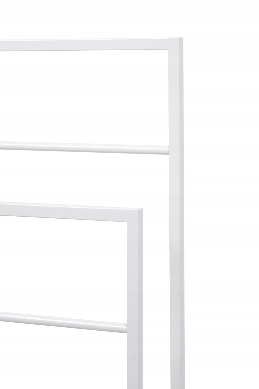 Stojak na ręczniki DUO 2-ramienny biały - obrazek 4