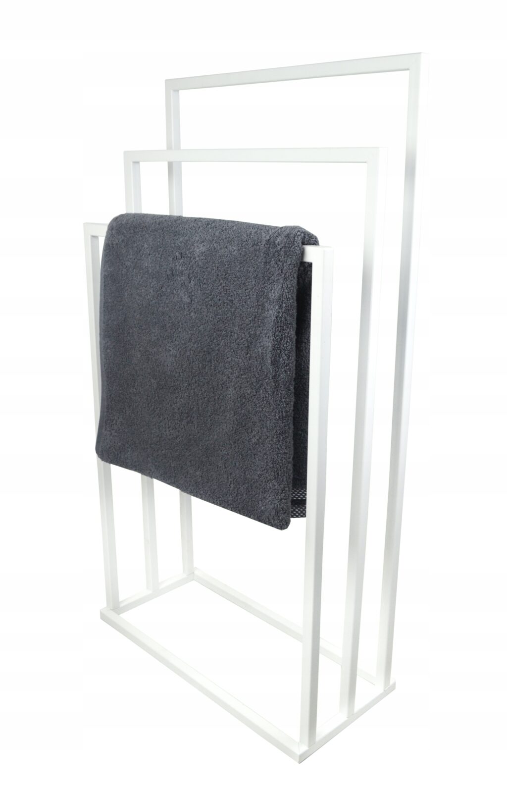 Stojak na ręczniki Vivo 3-ramienny biały - obrazek 5