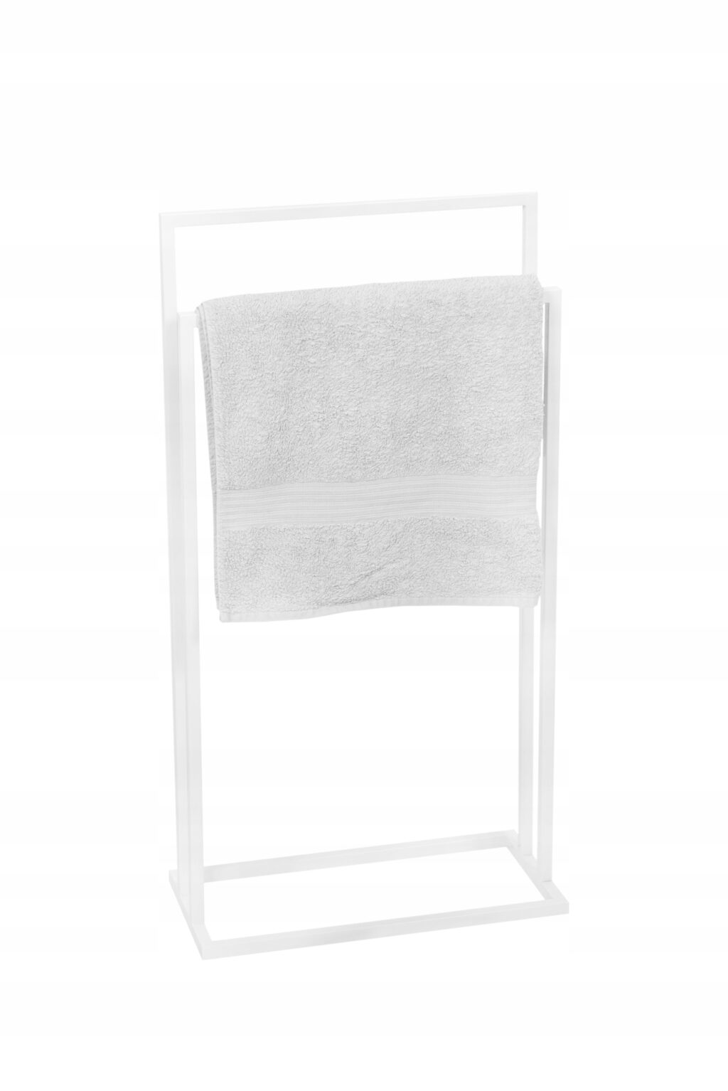 Stojak na ręczniki Vivo 2-ramienny biały - obrazek 4