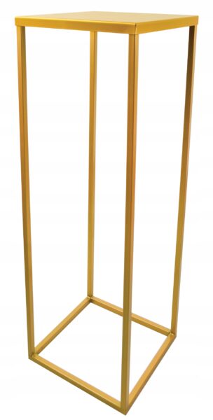 Stojak kwietnik złoty loft na wesele ślub komunie