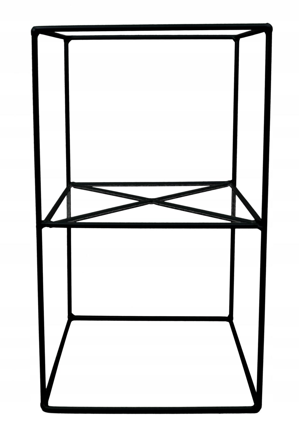 Kwietnik stojący Filo metalowy loft czarny 40 cm - obrazek 6