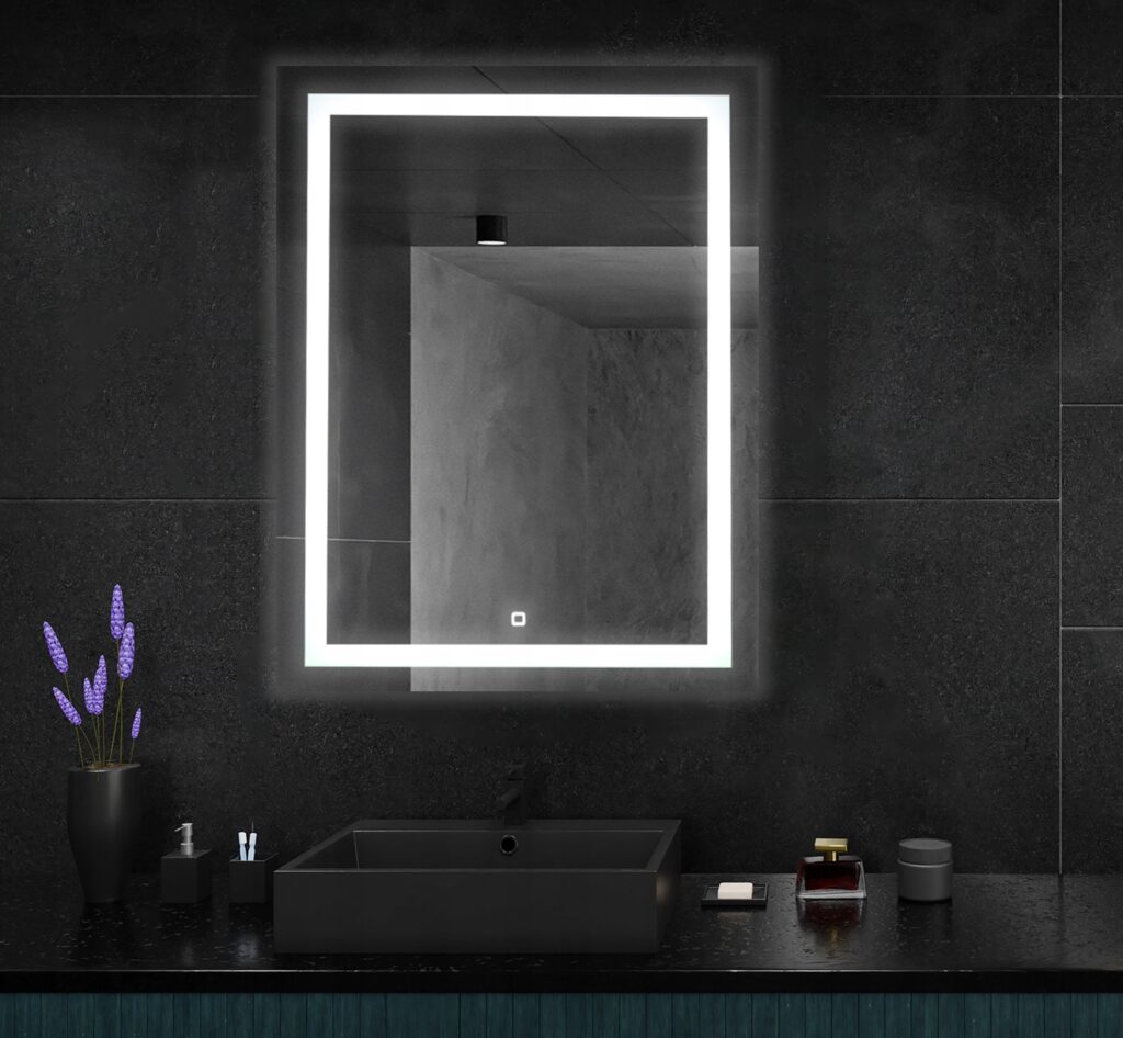 Lustro Led z włącznikiem Nocturn 50x70cm - obrazek 6