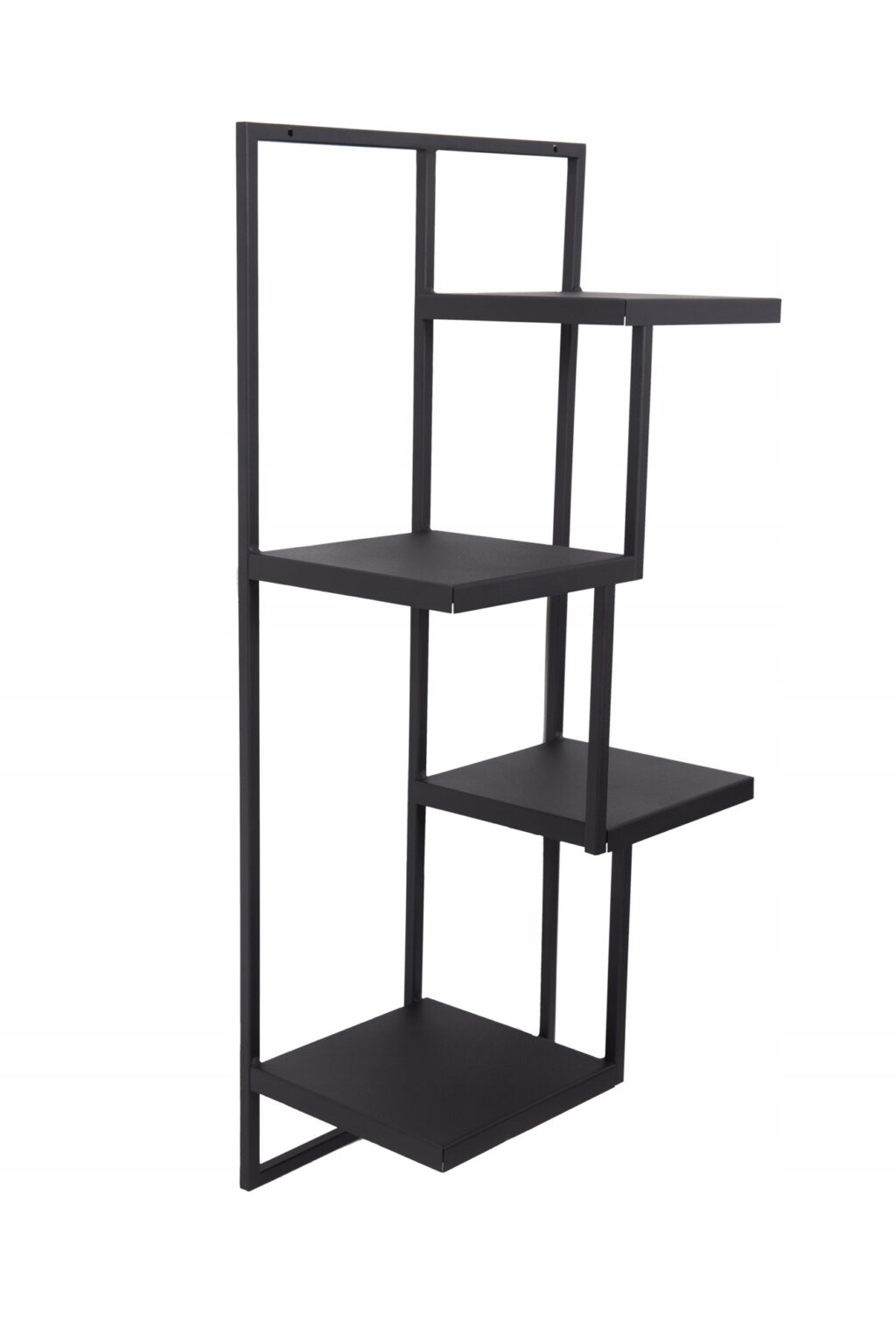 Kwietnik metalowy wiszący loft czarny 4 półki - obrazek 4