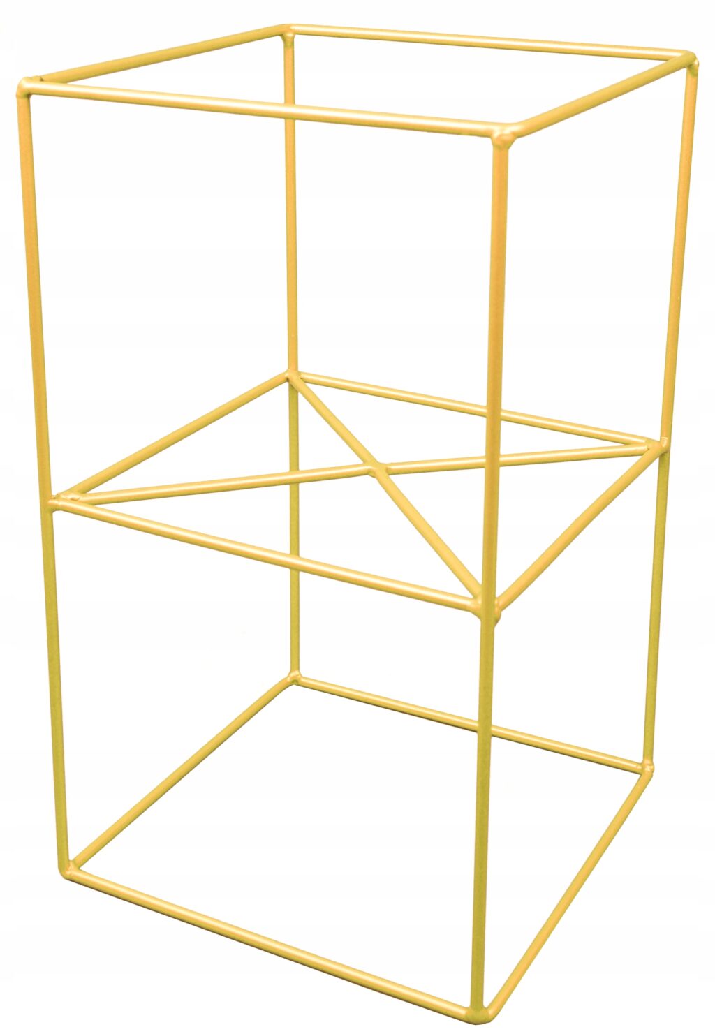 Kwietnik stojący Filo metalowy loft złoty 40 cm - obrazek 11