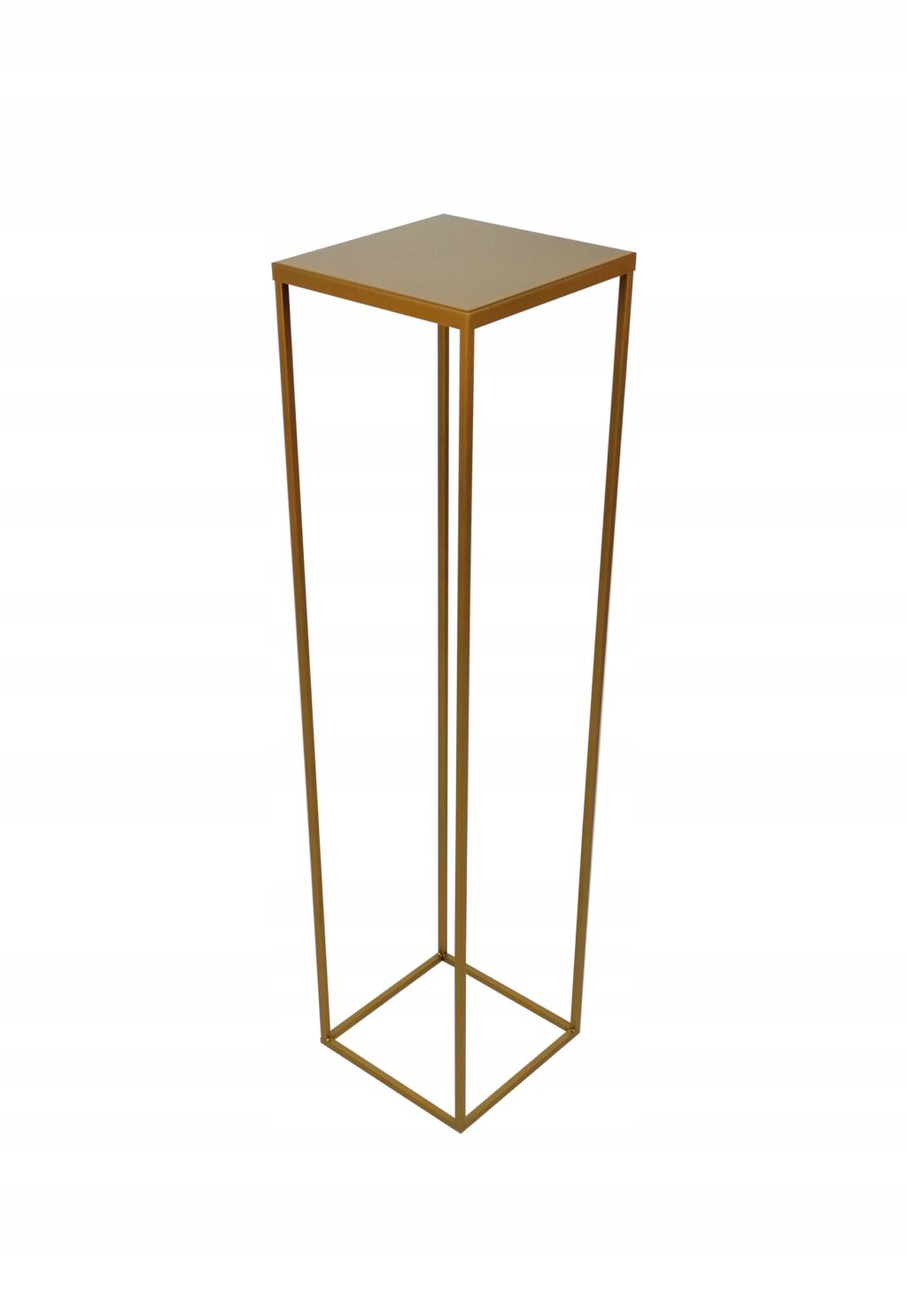 Kwietnik stojący metalowy złoty 100cm glamour loft