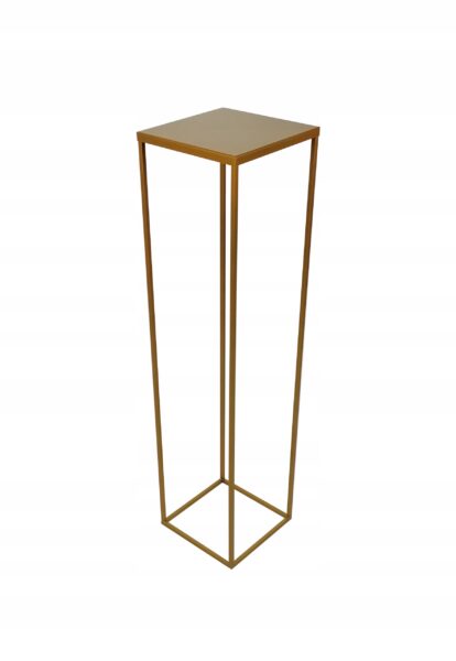 Kwietnik stojący metalowy złoty 100cm glamour loft