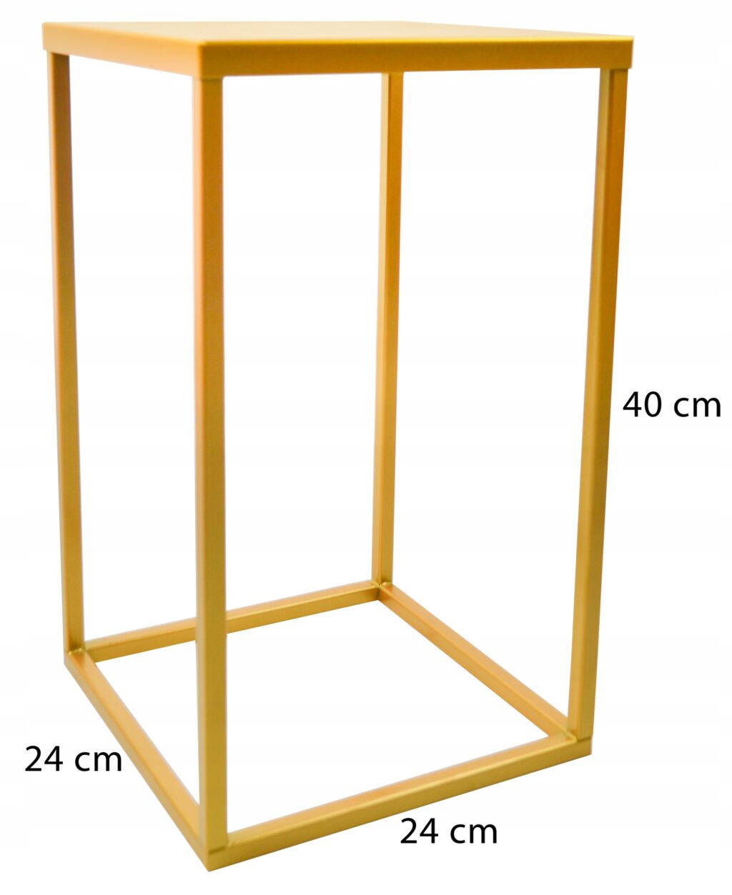 Stojak kwietnik złoty loft na wesele ślub komunie - obrazek 3