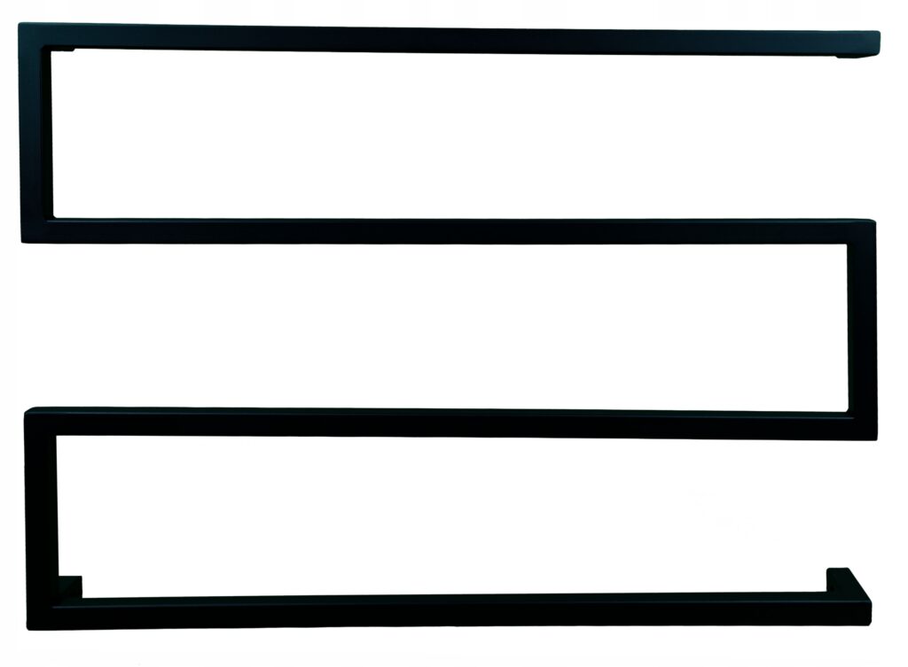 Wieszak metalowy ścienny na ścianę czarny loft - obrazek 6