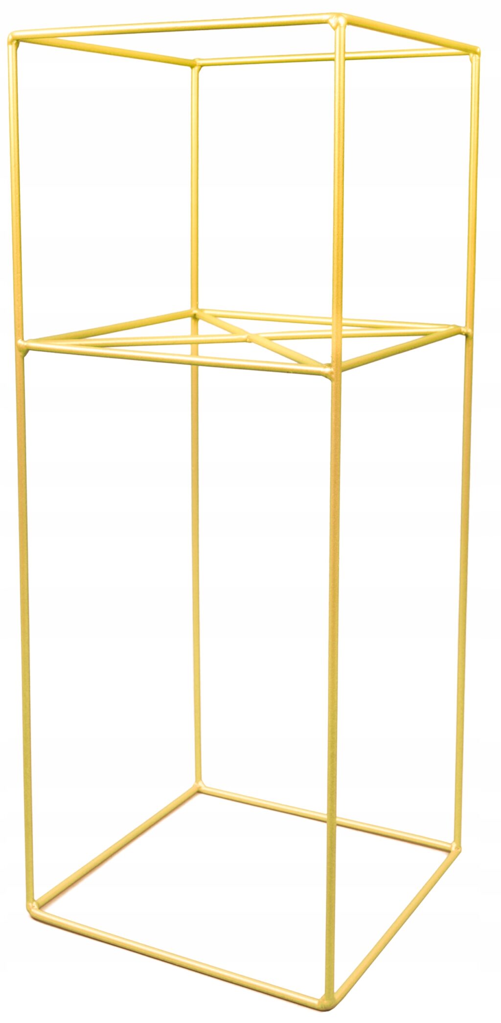 Kwietnik stojący Filo metalowy loft złoty 60 cm - obrazek 10