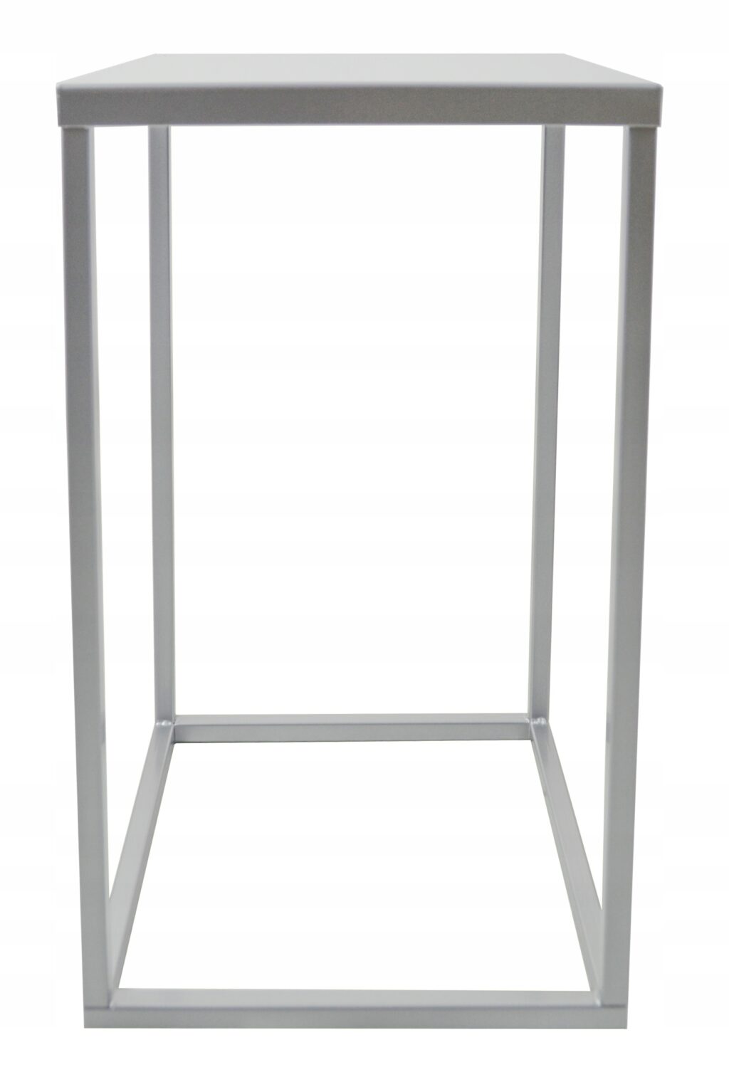 Kwietnik stojący Loft metalowy srebrny 40cm - obrazek 3