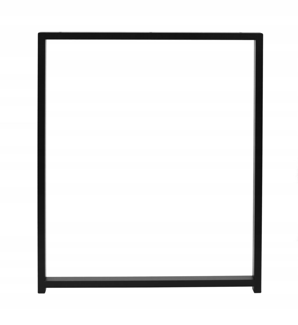 NOGI DO STOŁU BIURKA ŁAWY STOLIKA METALOWE 72x70CM CZARNE LOFT 2SZT POLSKIE - obrazek 8