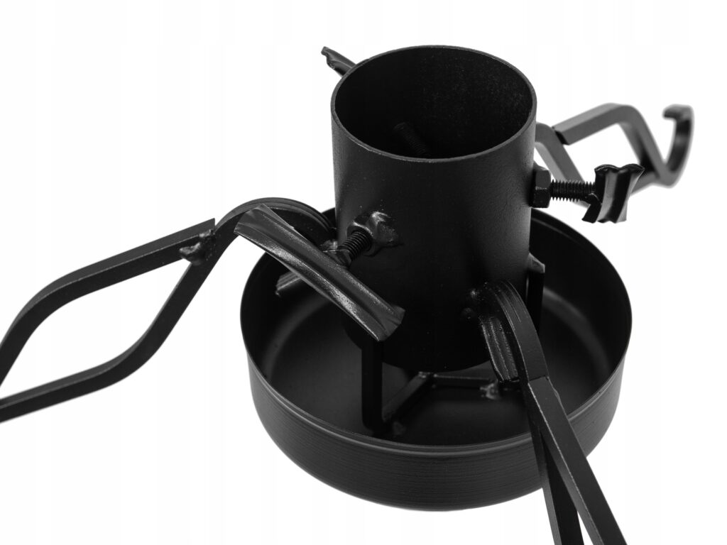 Stojak Pod Choinkę Choinkowy LOFT Duży XXL Metalowy Misa Na Wodę CZARNY - obrazek 5