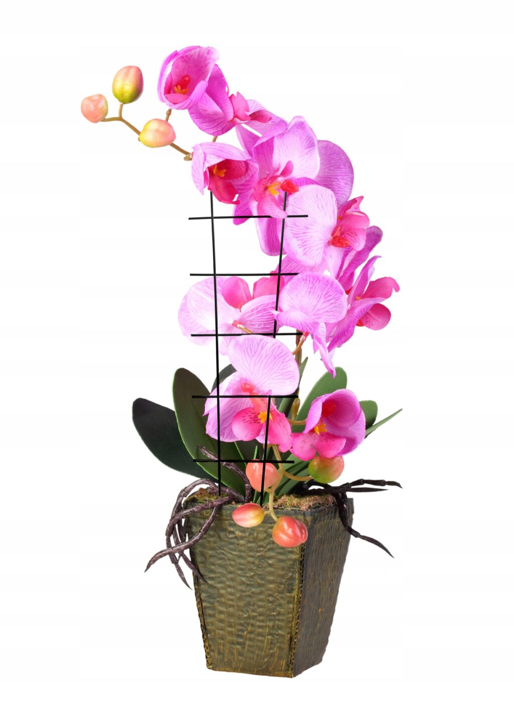 PODPORA DRABINKA DO ROŚLIN KWIATÓW METALOWA 50CM STABILNA I WYTRZYMAŁA PL - obrazek 2