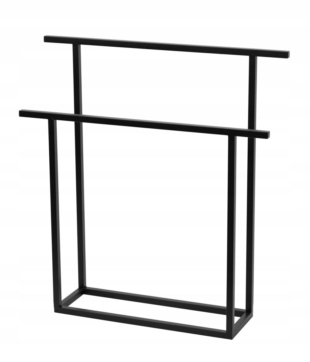 STOJAK WIESZAK STOJĄCY ŁAZIENKOWY NA RĘCZNIKI METALOWY T-STILO DUO W80 - obrazek 3