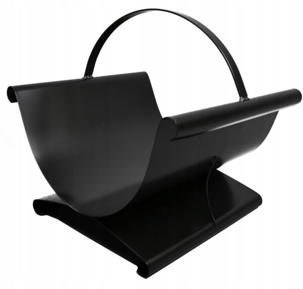 Kosz na drewno kominkowe metalowy stojak loft