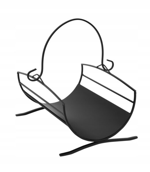 Kosz na drewno do kominka stojak metalowy na drewno kominkowe