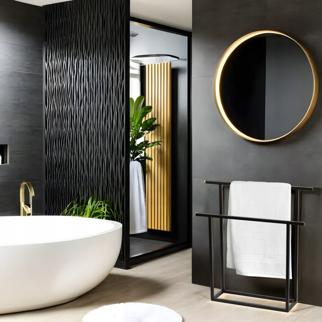 STOJAK WIESZAK STOJĄCY ŁAZIENKOWY NA RĘCZNIKI METALOWY T-STILO DUO W80 - obrazek 13