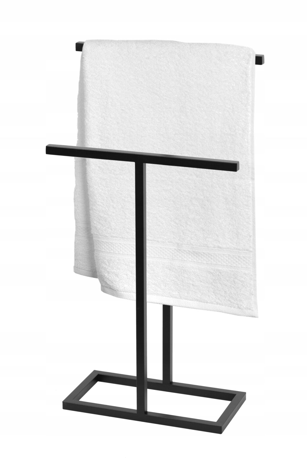STOJAK WIESZAK STOJĄCY ŁAZIENKOWY NA RĘCZNIKI METALOWY T-STILO DUO W45 - obrazek 2