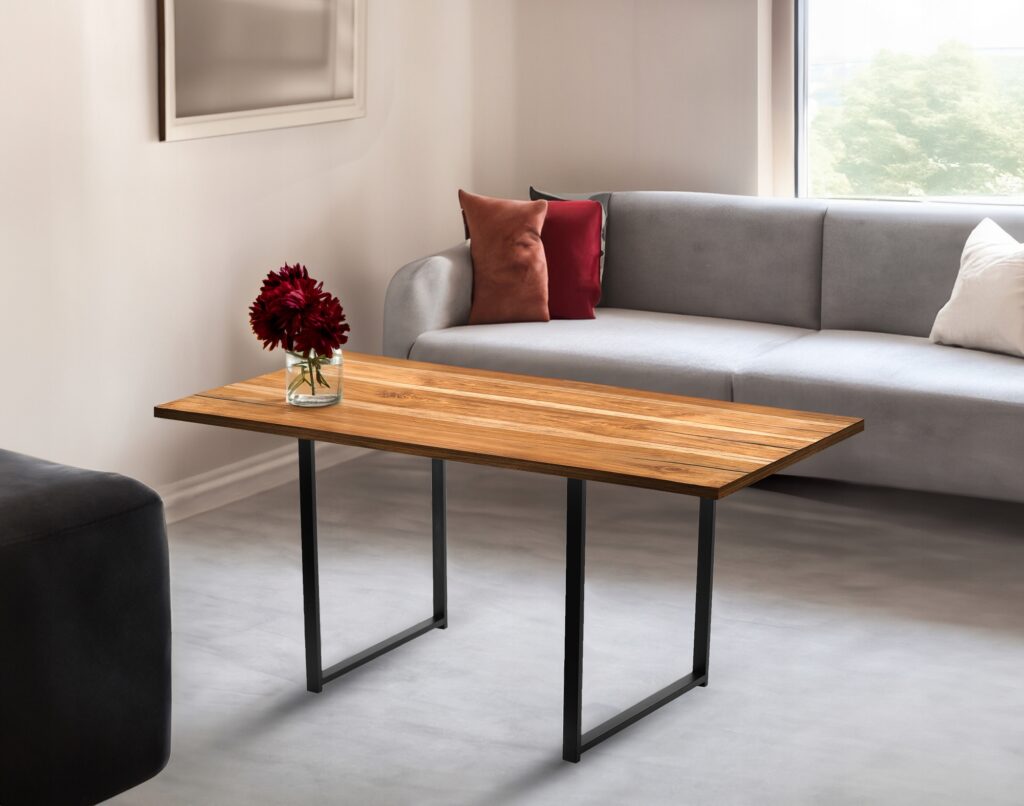 NOGI DO STOŁU BIURKA ŁAWY STOLIKA METALOWE 72x50CM CZARNE LOFT 2SZT POLSKIE - obrazek 9