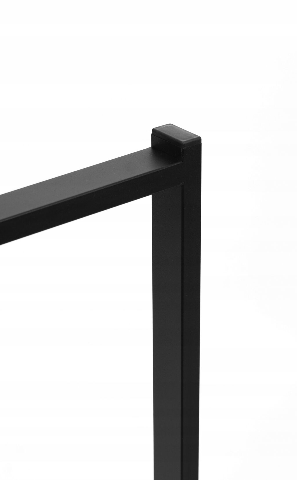 NOGI DO STOŁU BIURKA Ławy Stolika Metalowe 72cm Czarne Loft 40x20mm 2szt - obrazek 6
